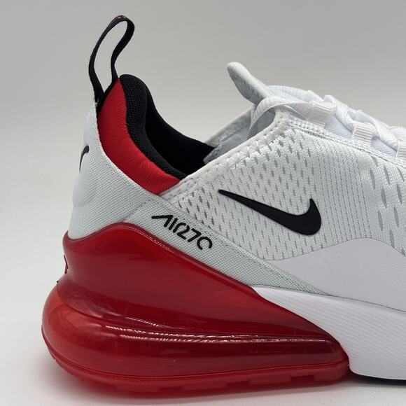 Nike Air Max 270 White Red Black BV2523 100 Mens Size 9 NEW Sneakers main image 9